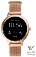 Fossil Naisten kello FTW6068 Gen 5E LCD/Punakultasävyinen Ø42 mm