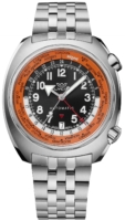 Glycine Miesten kello GL0309 Airman SST Musta/Teräs Ø43 mm