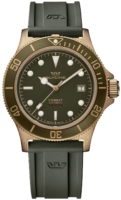 Glycine Miesten kello GL0325 Combat Sub Vihreä/Kumi Ø42 mm