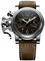 Graham Chronofighter Fortress Miesten kello 2CRBS.B10A Musta/Nahka