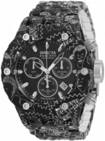 Invicta Miesten kello 34664 Musta/Teräs Ø52 mm