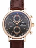 IWC Miesten kello IW391021 Portofino Harmaa/Nahka Ø42 mm