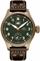 IWC Miesten kello IW510506 Pilots Spitfire Vihreä/Nahka Ø46.2 mm