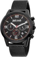 Just Cavalli Sport Miesten kello JC1G175M0065 Musta/Teräs Ø42 mm