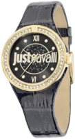 Just Cavalli Naisten kello R7251201501 Musta/Nahka Ø34 mm