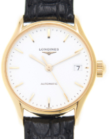 Longines Naisten kello L4.360.2.12.2 Lyre Valkoinen/Nahka Ø25 mm