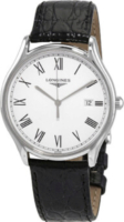 Longines Miesten kello L4.859.4.11.2 Grande Classique Valkoinen/Nahka