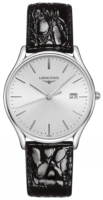 Longines Miesten kello L4.859.4.72.2 Grande Classique Hopea/Nahka