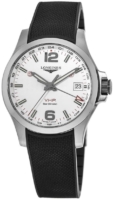 Longines Miesten kello L3.718.4.76.9 Conquest V.H.P. Hopea/Kumi Ø41