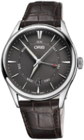 Oris Miesten kello 01 755 7742 4053-07 5 21 65FC Culture Harmaa/Nahka