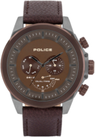 Police Miesten kello PL15970JSUBZ.12 Belmont Ruskea/Nahka Ø52 mm