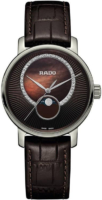 Rado Naisten kello R14055915 Diamaster Ruskea/Nahka Ø35 mm