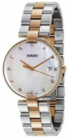 Rado Naisten kello R22853924 Coupole Valkoinen/Punakultasävyinen