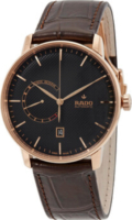 Rado Miesten kello R22879165 Coupole Musta/Nahka Ø41 mm