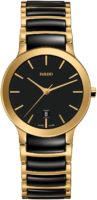 Rado Naisten kello R30528172 Centrix Musta/Kullansävytetty teräs