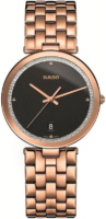 Rado Miesten kello R48869183 Florence Musta/Punakultasävyinen Ø38 mm