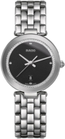 Rado Naisten kello R48874153 Florence Musta/Teräs Ø28 mm