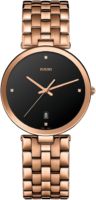 Rado Miesten kello R48889714 Florence Musta/Punakultasävyinen Ø38 mm