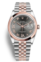 Rolex Miesten kello 126201-0023 Datejust 36 Harmaa/Teräs Ø36 mm