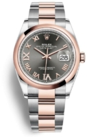 Rolex Miesten kello 126201-0024 Datejust 36 Harmaa/Teräs Ø36 mm