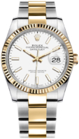 Rolex Naisten kello 126233-0020 Datejust 36 Valkoinen/18K keltakultaa