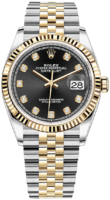 Rolex Naisten kello 126233-0021 Datejust 36 Musta/18K keltakultaa