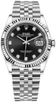 Rolex Naisten kello 126234-0027 Datejust 36 Musta/Teräs Ø36 mm