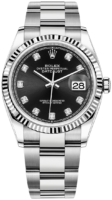 Rolex Naisten kello 126234-0028 Datejust 36 Musta/Teräs Ø36 mm