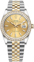 Rolex Naisten kello 126283RBR-0001 Datejust 36 Kullattu/18K