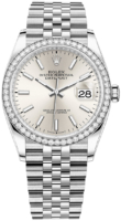 Rolex Naisten kello 126284RBR-0005 Datejust 36 Hopea/Teräs Ø36 mm