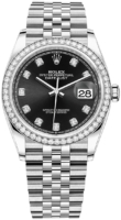 Rolex Naisten kello 126284RBR-0019 Datejust 36 Musta/Teräs Ø36 mm