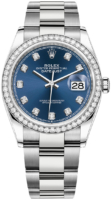 Rolex Naisten kello 126284RBR-0030 Datejust 36 Sininen/Teräs Ø36 mm