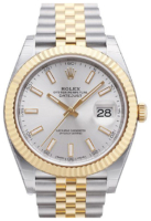 Rolex Miesten kello 126333-0002 Datejust 41 Hopea/18K keltakultaa