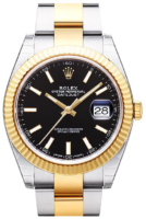 Rolex Miesten kello 126333-0013 Datejust 41 Musta/18K keltakultaa