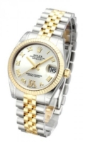 Rolex Naisten kello 178273-0091 Datejust Midsize Hopea/18K