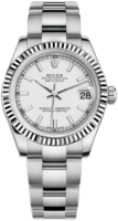 Rolex Naisten kello 178274-0024 Datejust 31 Valkoinen/Teräs Ø31 mm