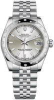 Rolex Naisten kello 178344-0063 Datejust 31 Hopea/Teräs Ø31 mm