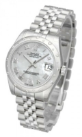 Rolex Naisten kello 178344-0004 Datejust Lady Valkoinen/Teräs Ø31 mm