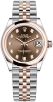 Rolex Naisten kello 278241-0028 Datejust 31 Ruskea/18K punakultaa