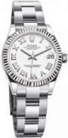 Rolex Naisten kello 278274-0009 Valkoinen/Teräs Ø31 mm