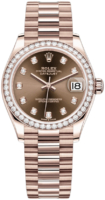 Rolex Naisten kello 278285RBR-0006 Datejust 31 Ruskea/18K punakultaa