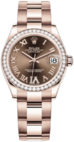 Rolex Naisten kello 278285RBR-0015 Datejust 31 Ruskea/18K punakultaa