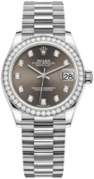 Rolex Naisten kello 278289RBR-0006 Datejust 31 Harmaa/18K valkokultaa