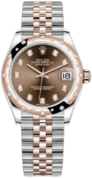 Rolex Naisten kello 278341RBR-0028 Datejust 31 Ruskea/18K punakultaa