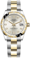 Rolex Naisten kello 278343RBR-0019 Datejust 31 Hopea/18K keltakultaa