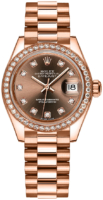 Rolex Naisten kello 279135RBR-0017 Lady-Datejust 28 Ruskea/18K