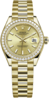 Rolex Naisten kello 279138RBR-0014 Lady-Datejust 28 Kullattu/18K