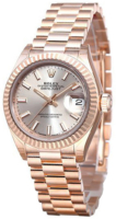 Rolex Naisten kello 279175-0001 Lady-Datejust 28 Hopea/18K punakultaa