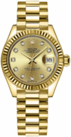 Rolex Naisten kello 279178-0017 Lady-Datejust 28 Kullattu/18K