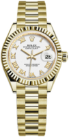 Rolex Naisten kello 279178-0029 Lady-Datejust 28 Valkoinen/18K